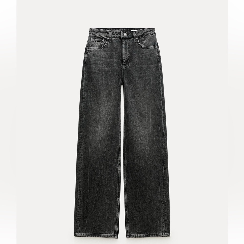 New with tags Zara High Waist Wide Leg Jean